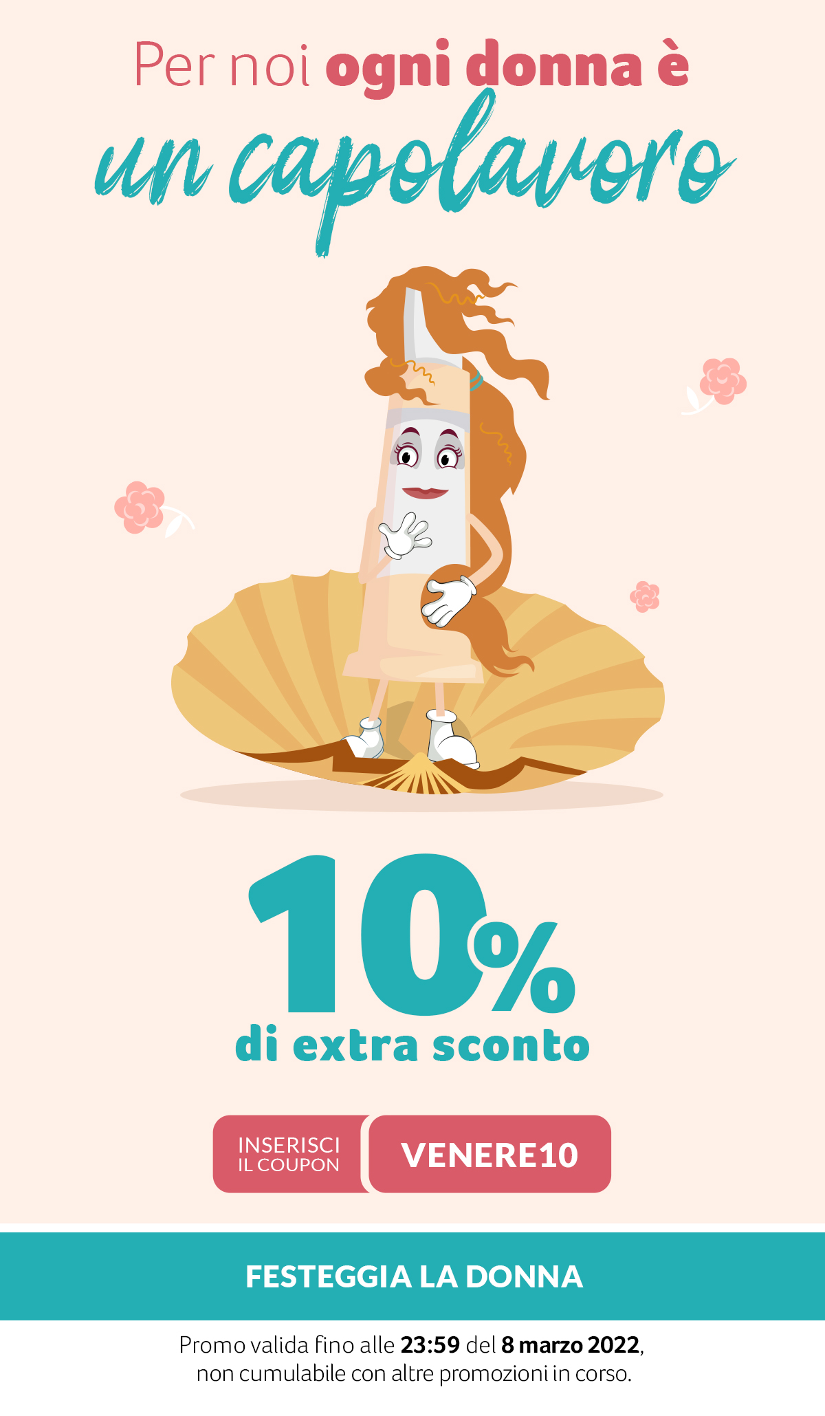 10% di Extra Sconto con coupon VENERE10